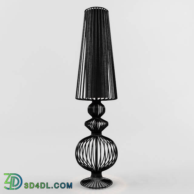 Table lamp - Spectacular Black Shadow Table Lamp