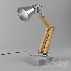 Table lamp - Table lamp wood and metal 