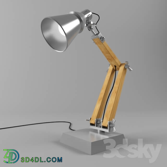 Table lamp - Table lamp wood and metal