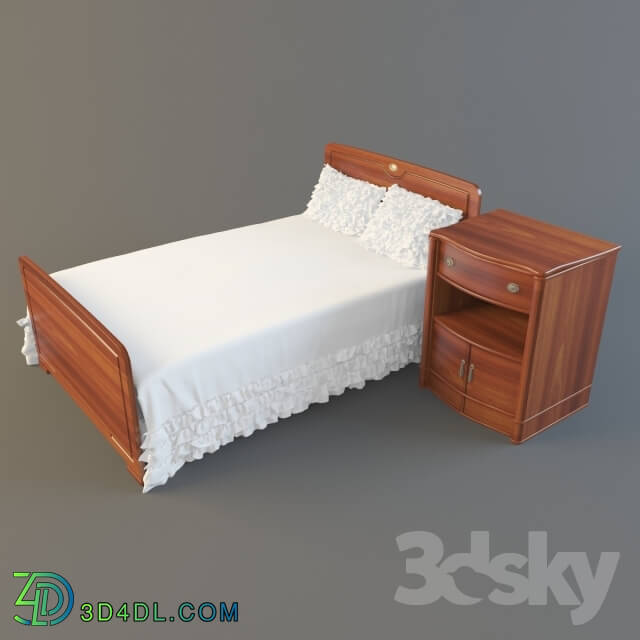 Bed - Children krovats pedestal