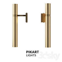 Wall light - Brass sconces Tube_ art. 3423 from Pikartlights 