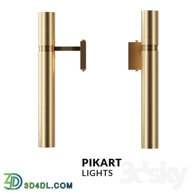 Wall light - Brass sconces Tube_ art. 3423 from Pikartlights