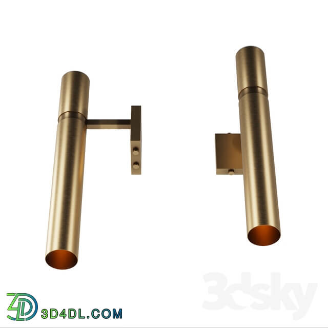 Wall light - Brass sconces Tube_ art. 3423 from Pikartlights