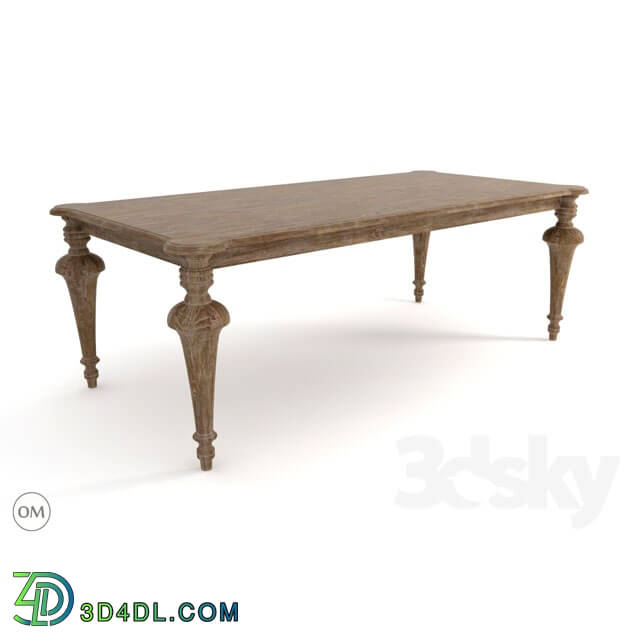Table - Old milton table 8831-0007 l