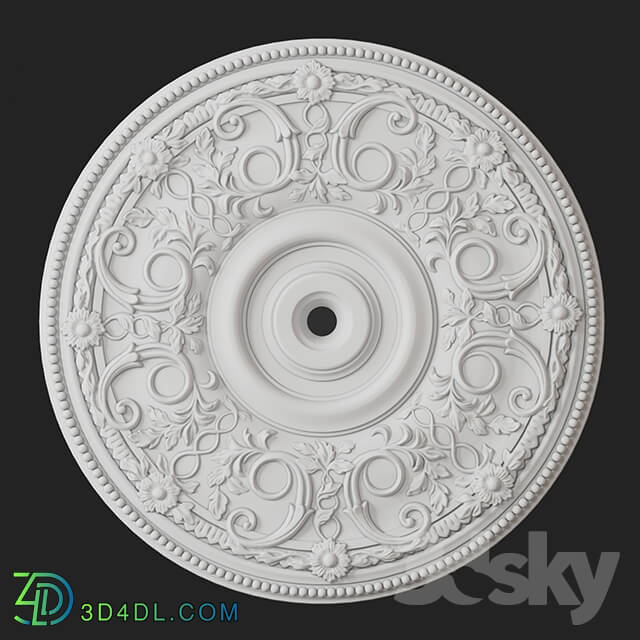 Decorative plaster - Ceiling rozette