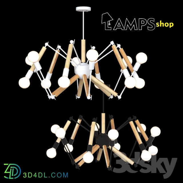 Ceiling light - Chandelier with 12 lights