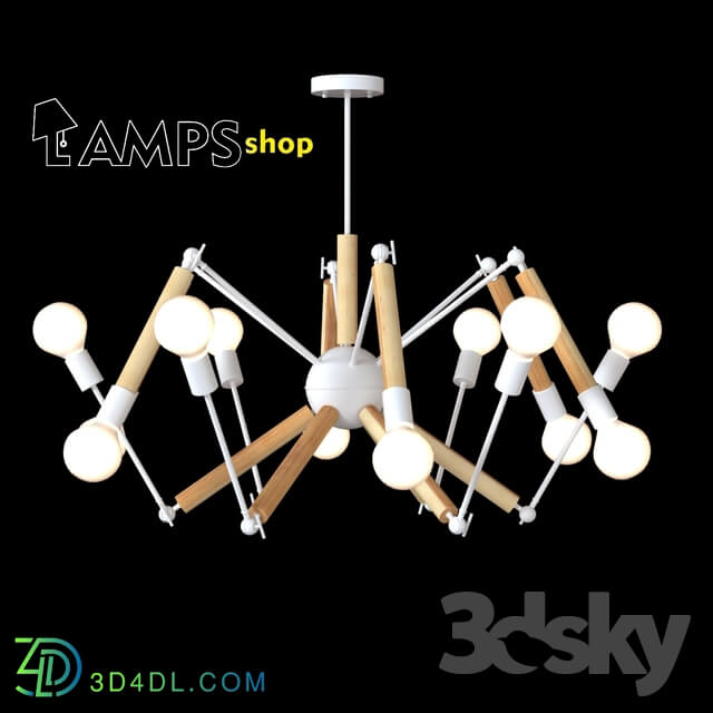 Ceiling light - Chandelier with 12 lights