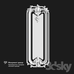 Decorative plaster - OM Architectural mirror ST 17 