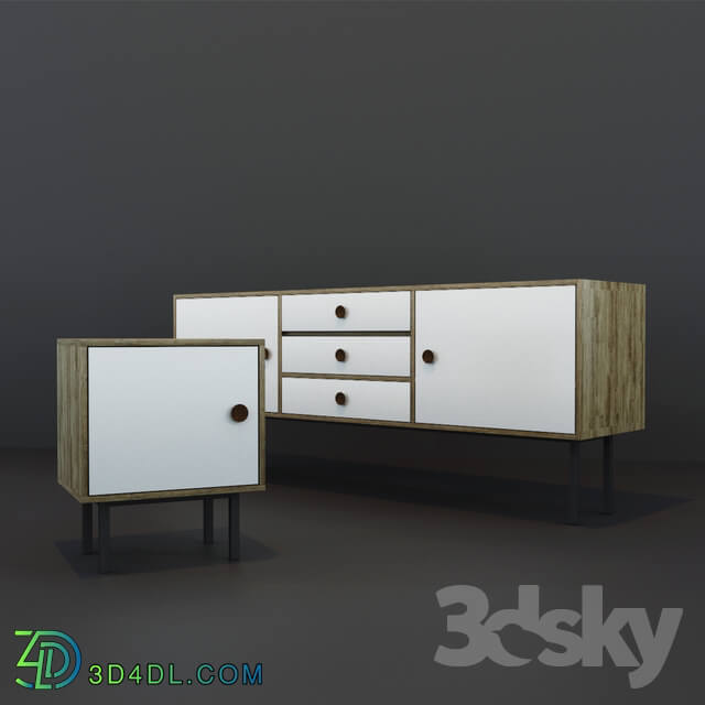 Sideboard _ Chest of drawer - Bedroom_Set_SEVEN