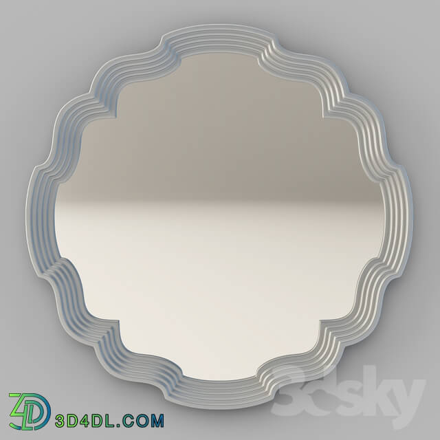 Mirror - OM Mirror Fratelli Barri RIMINI in silver plating finish_ FB.MR.RIM.216