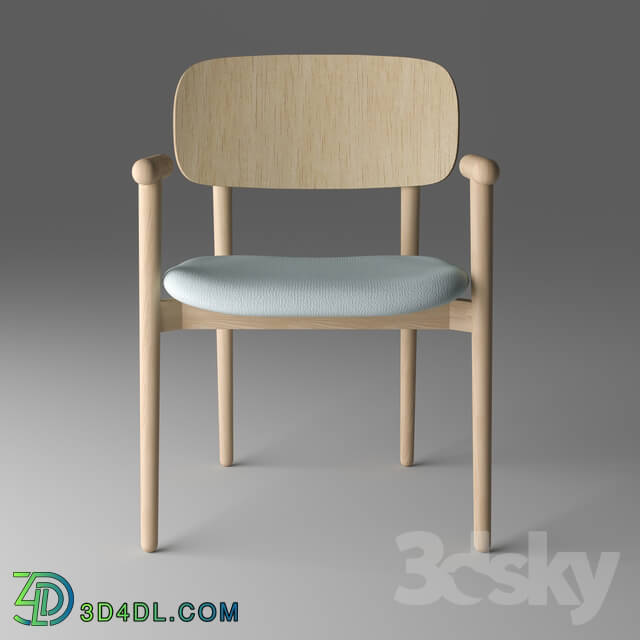 Chair - Chair _Mild_ with a wooden back