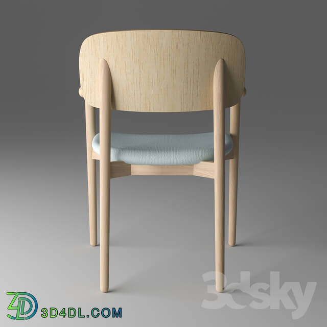 Chair - Chair _Mild_ with a wooden back