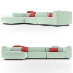 Sofa - Vitra soft modular sofa 