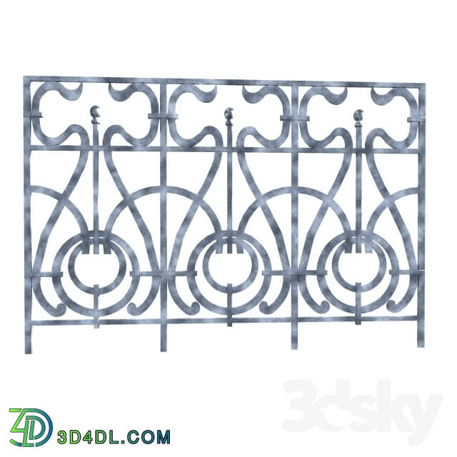 Other architectural elements - 2 metal turnstile