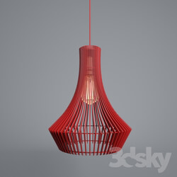 Ceiling light - Red lamp modern 
