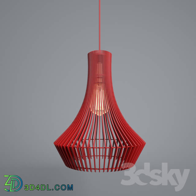 Ceiling light - Red lamp modern