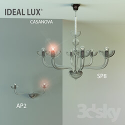 Ceiling light - IDEAL LUX CASANOVA SP8_ CASANOVA AP2 