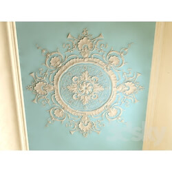 Decorative plaster - Ceiling rosette 