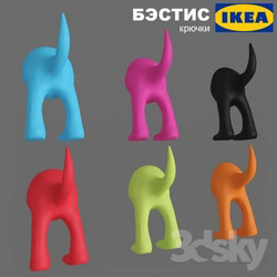 Bathroom accessories - Hooks Ikea BESTIS 