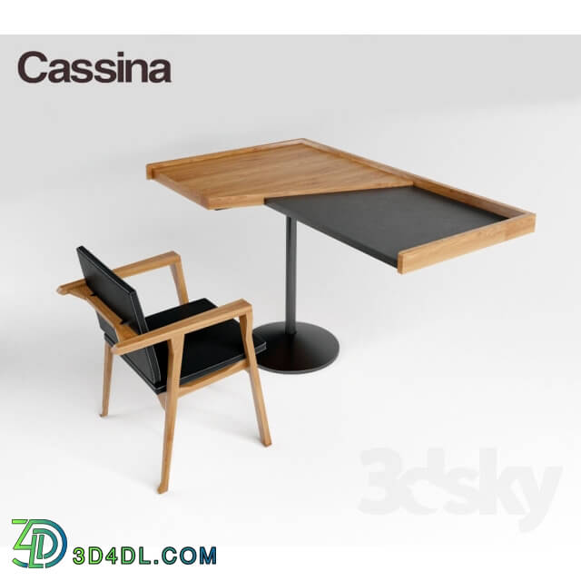 Table _ Chair - Cassina 832 LUISA _ 840 STADERA