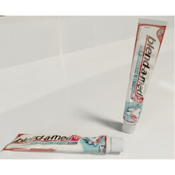 Bathroom accessories - a tube of toothpaste 