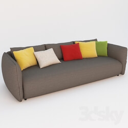 Sofa - Triple sofas with cushions 