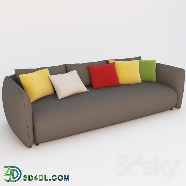 Sofa - Triple sofas with cushions