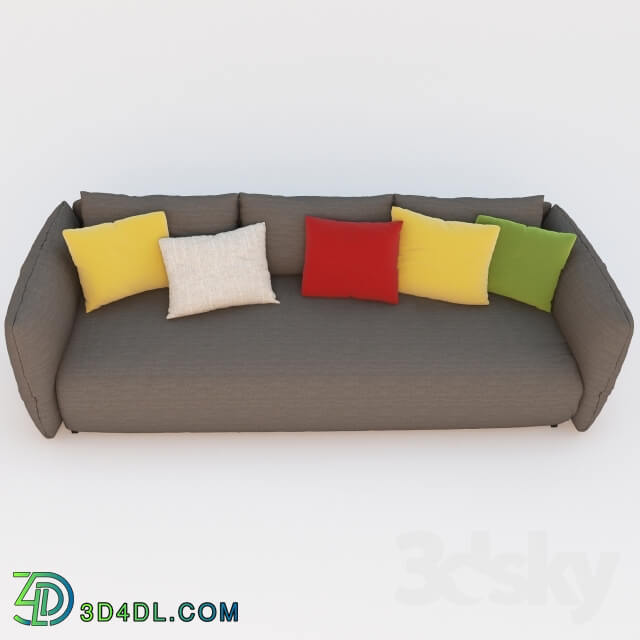 Sofa - Triple sofas with cushions