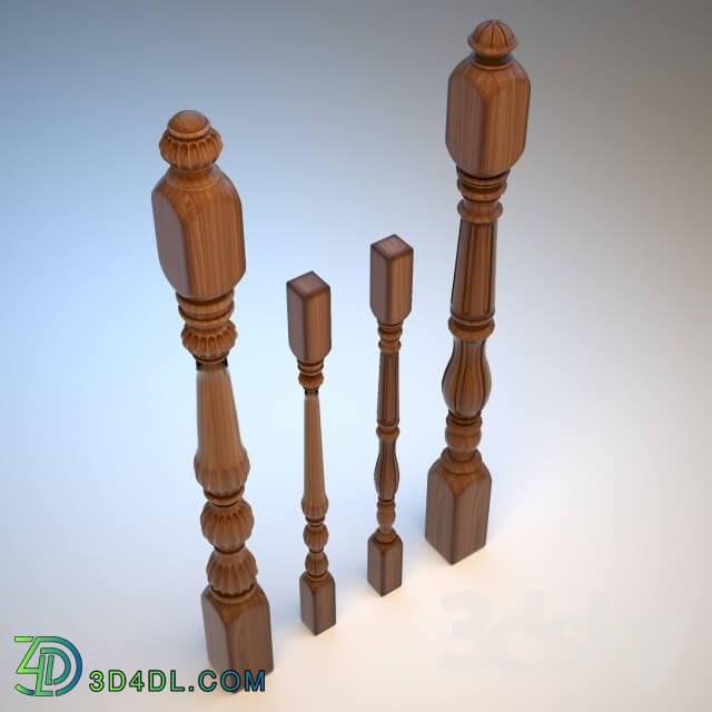 Staircase - Balusters and post