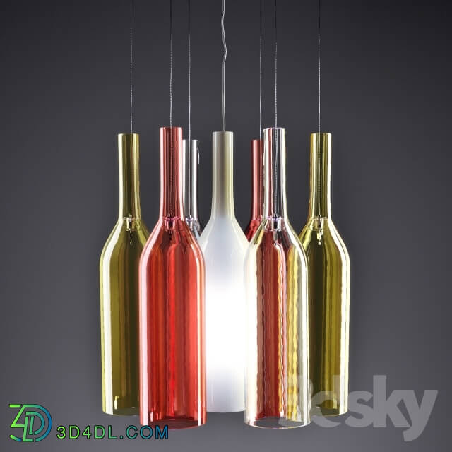 Ceiling light - Hanging lamp Jar RGB