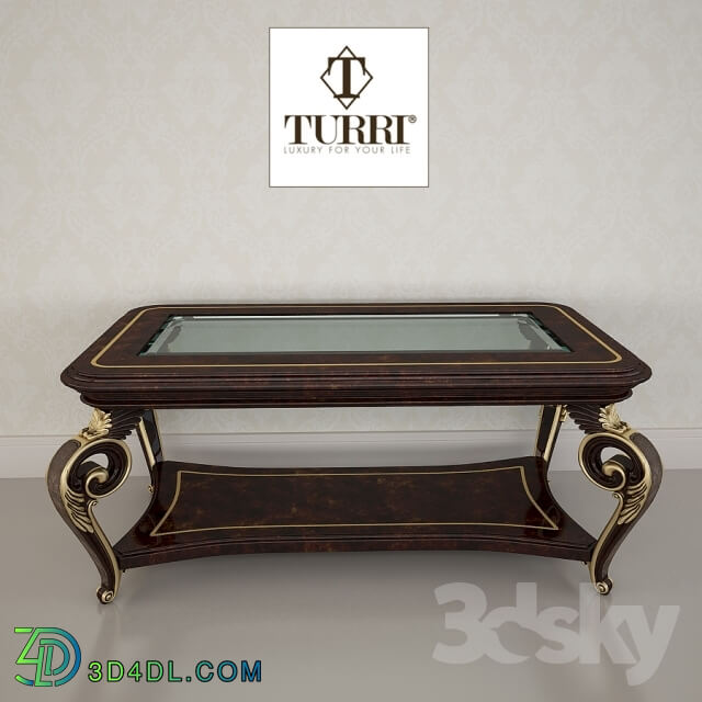Table - Coffee table Turri - Classic TC191L