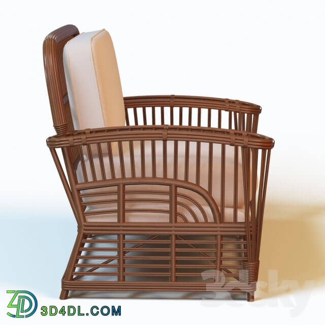 Arm chair - Armchair Rattan Ralph Lauren Home