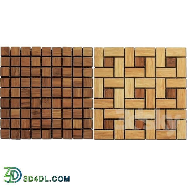 Tile - Bamboo mosaic