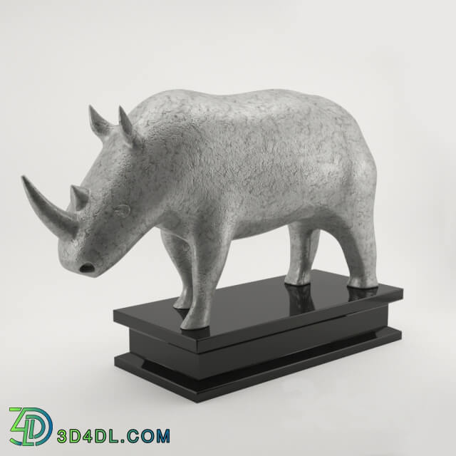 Sculpture - Figurine of rhinoceros