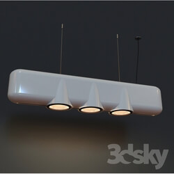 Ceiling light - modular u shape suspended 3 x 