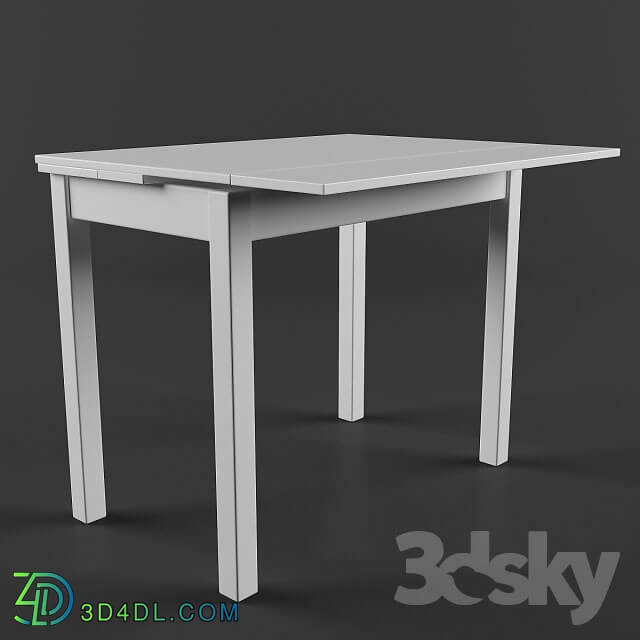 Table - BYURSTA Extendable table_ white