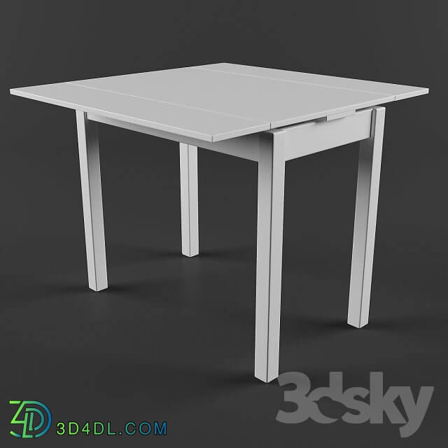 Table - BYURSTA Extendable table_ white