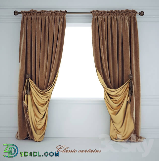 Curtain - Drapes classic welt turned