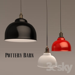 Ceiling light - POTTERY BARN _ METAL BELL 