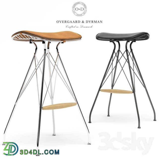 Chair - O_D Wire Bar Stool