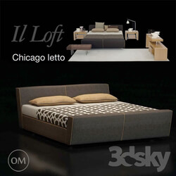 Bed - IL Loft_ bed Chicago_letto 