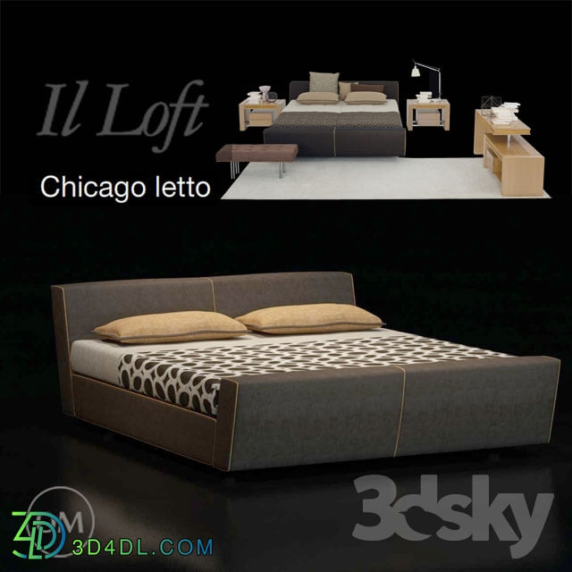 Bed - IL Loft_ bed Chicago_letto