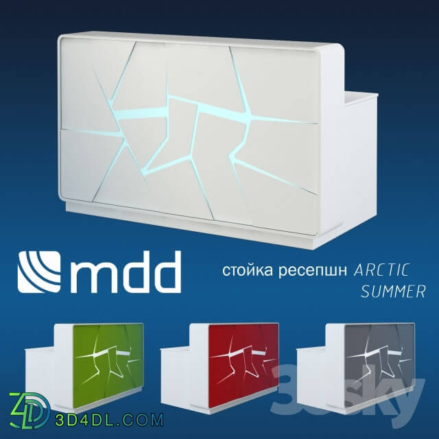 Office furniture - Front desk Arctic Summer_ MDD