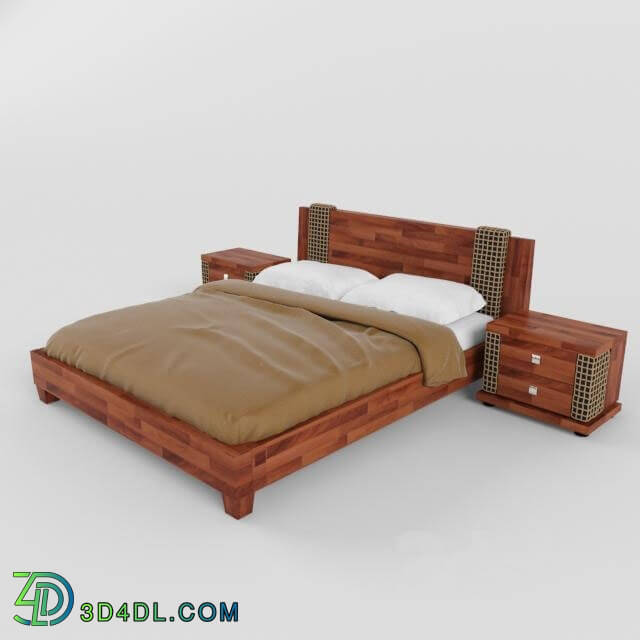 Bed - Bed Vinotti Tahiti