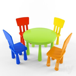 Table _ Chair - Highchairs and table IKEA 