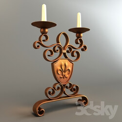 Other decorative objects - Castle Candle Holder 
