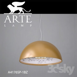 Ceiling light - Hanging lamp Arte Lamp A4176SP-1BK 