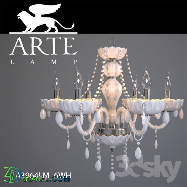 Ceiling light - Chandelier ArteLamp A3964LM-6WH