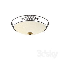Ceiling light - 86713 Wall and ceiling lighting fitting MESTRE_ 3X60W _E27__ Ø475_ brown aged 