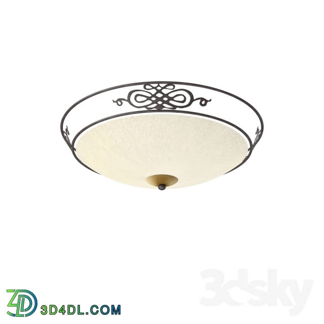 Ceiling light - 86713 Wall and ceiling lighting fitting MESTRE_ 3X60W _E27__ Ø475_ brown aged